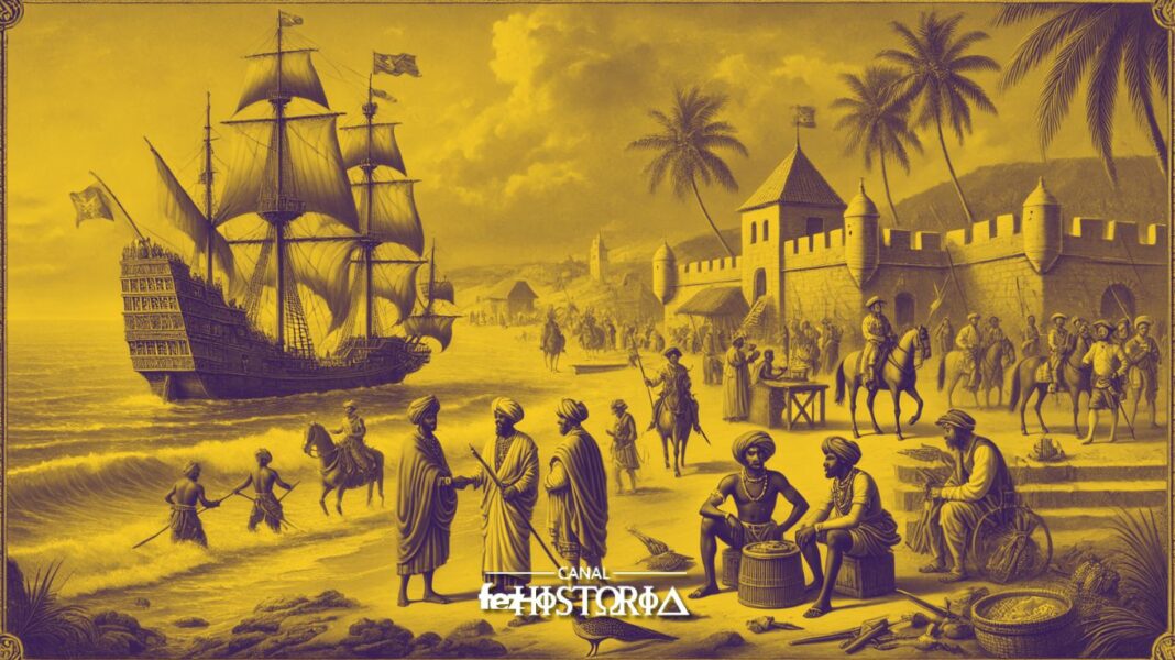 Exploracoes Portuguesas e o Advento do Trafico de Escravos no Atlantico