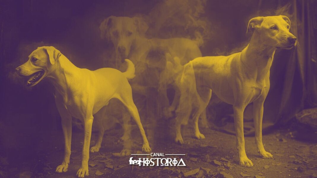 O Mistério dos Cães Fantasmas que Aparecem em Fotos Antigas