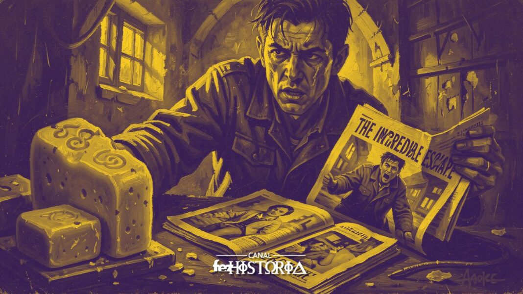 A Incrível Fuga de um Preso usando Sabão e uma Foto de Revista