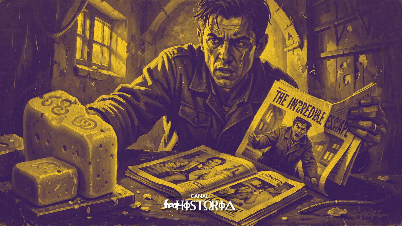 A Incrível Fuga de um Preso usando Sabão e uma Foto de Revista